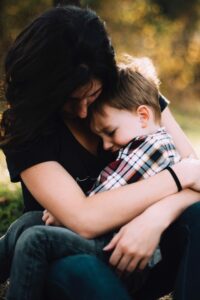 Emotional support between mother and son