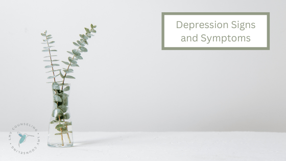 depression signs and symptoms